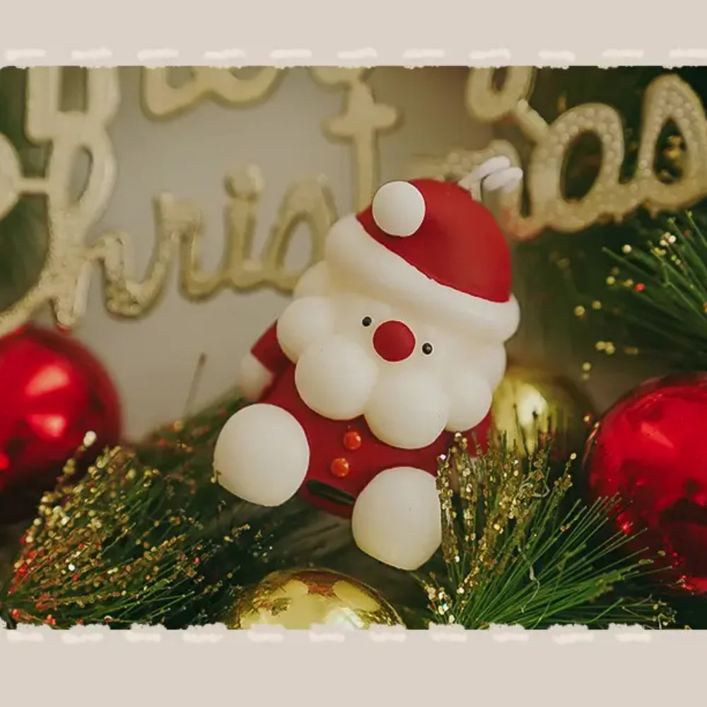 Christmas candles - holiday decorations, soy wax, burning time 8-12 hours, ideal for holiday celebrations and gifts, Christmas