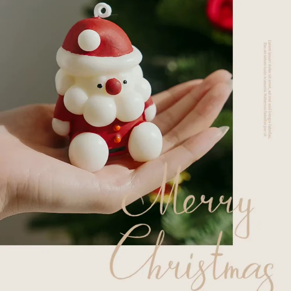 Christmas candles - holiday decorations, soy wax, burning time 8-12 hours, ideal for holiday celebrations and gifts, Christmas